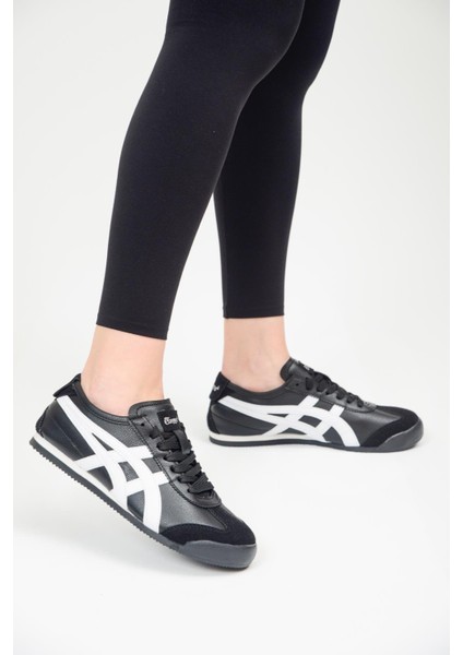 E-2012-2057 Siyah Beyaz Unisex Sneaker Spor Ayakkabı