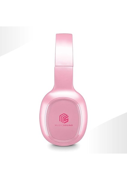 Music Sound Pink Kafa Üstü Kulaklık