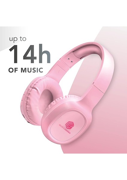 Music Sound Pink Kafa Üstü Kulaklık fırsatları