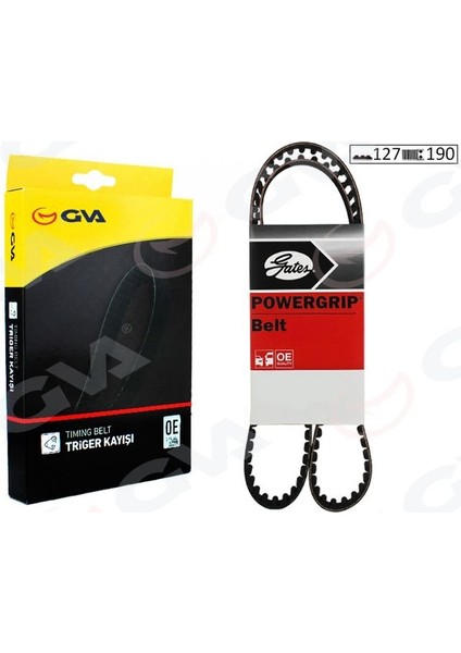 58127190 - Triger Kayışı 127×190 Renault Megane 2.0-Lgn 2.0 127 Diş GD127H9.5P190