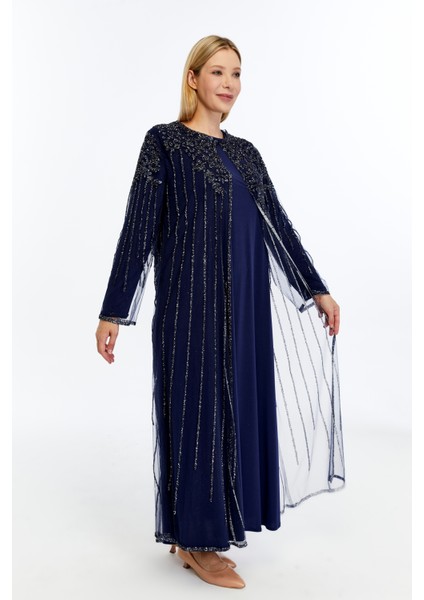 Wilma 2'li Takım Taşlı Abaya fiyatları