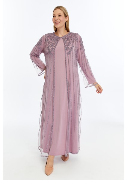Wilma 2'li Takım Taşlı Abaya