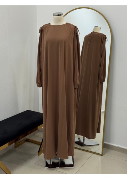 Omzu Tünel Detaylı Elbise 5063 fiyatları