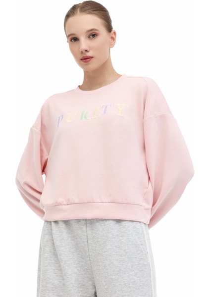 Wl Kunt Yog1-10 5pr Pembe Kadın Sweatshirt