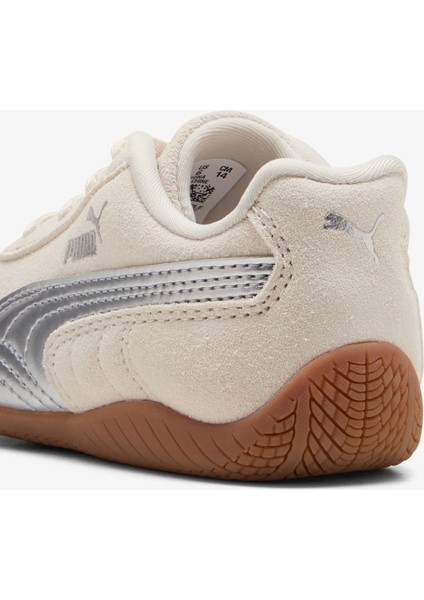 Speedcat Metallic Bebek Krem Spor Ayakkabı.01