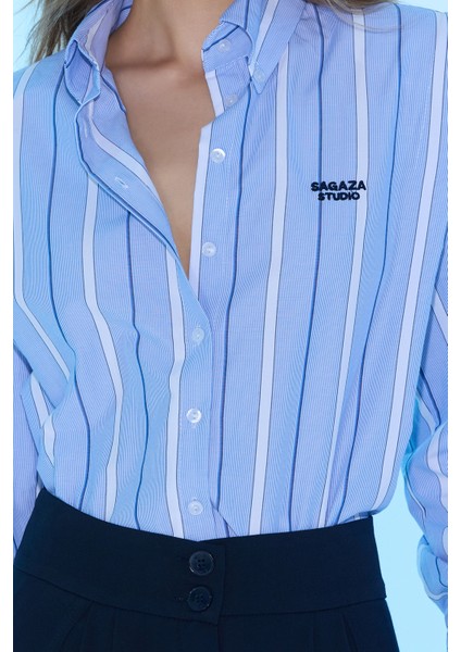 Studio SS6060 Mavı Gömlek modelleri