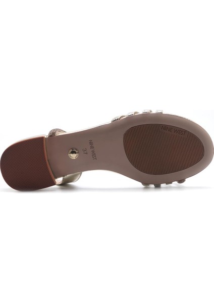 LAROW 5FX Altın Kadın Düz Sandalet