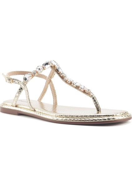 Orane 5fx Altın Kadın Düz Sandalet