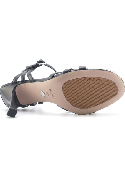 Marlan 5fx Siyah Kadın Topuklu Sandalet