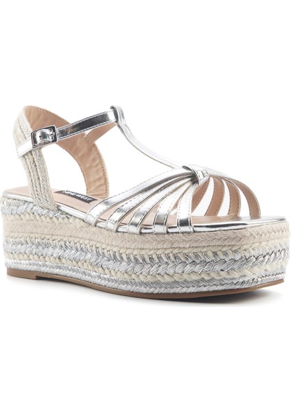 Pascala 5fx Gümüş Kadın Espadril