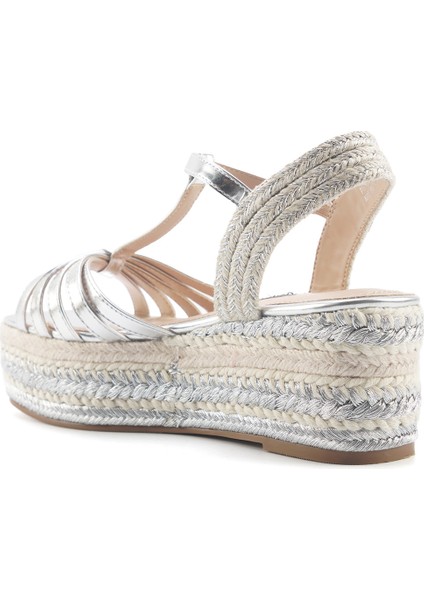 Pascala 5fx Gümüş Kadın Espadril