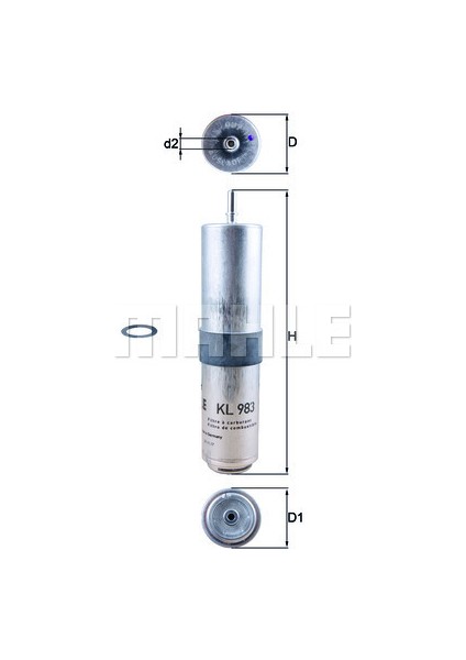 Yakıt Fıltresı Bmw F45 F46 F48 F39 Mını F54 F55 F56 F57 F60