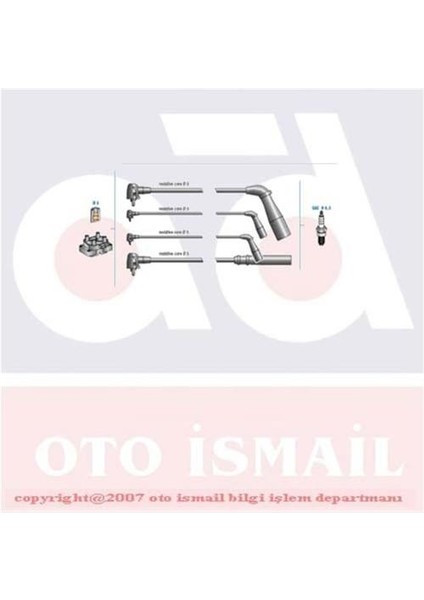 Buji Kablo Tk Corolla 1.3 Krbrtr AE100 92-97