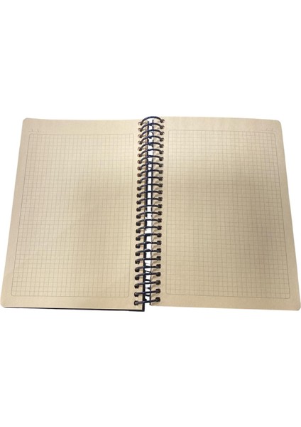 Siyah Kapak Lazer Kesim Defter 17 x 24 100 Yaprak Spiralli Kareli Defter fiyatları