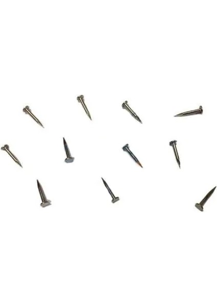 Klips, Menteşe, Ayağı Çivisi 9mm Çelik - Nikel 100GR