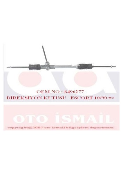 Sısmak 230211 - Direksiyon Kutusu Mekanik Rot Baş Sız Escort 10/90
