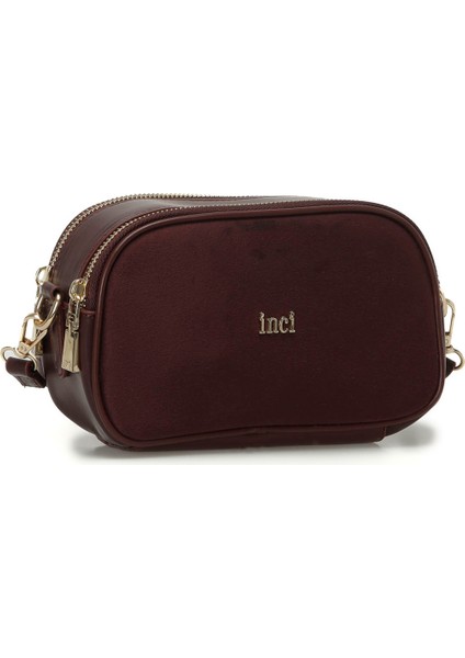 INCI CHLOE 4PR Bordo Kadın Çapraz Çanta
