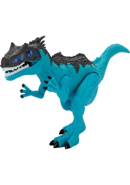Sesli Işıklı Dinazor Figür 22 cm - 542620 - Mavi (Lisinya)