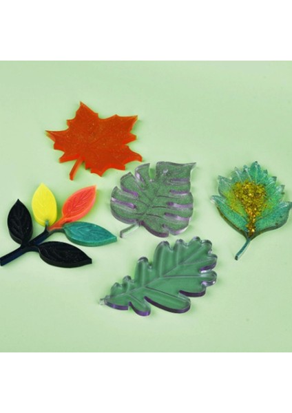 Gazel Yaprak Reçine Epoksi ve Beton Kalıbı -Kod:337