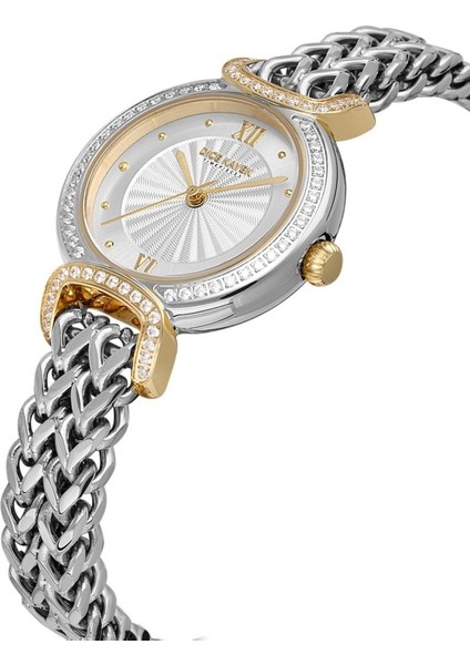 DK.1.AG1411.03 Taşlı Tasarım Çelik Kordon Çelik Kasa 5 Atm Suya Dayanıklı Metalik-Altın Renk Kadın Kol Saati modelleri