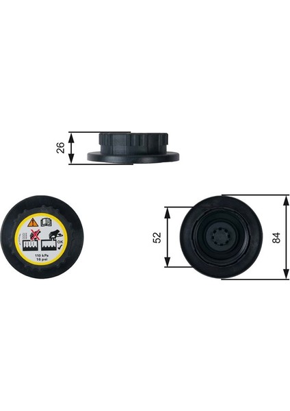 Genlesme Depo Kapagı Dıcovery 3 4 L319 R.r 3 Vogue L322 R.r Sport 1 L320 Freelander 1 L314