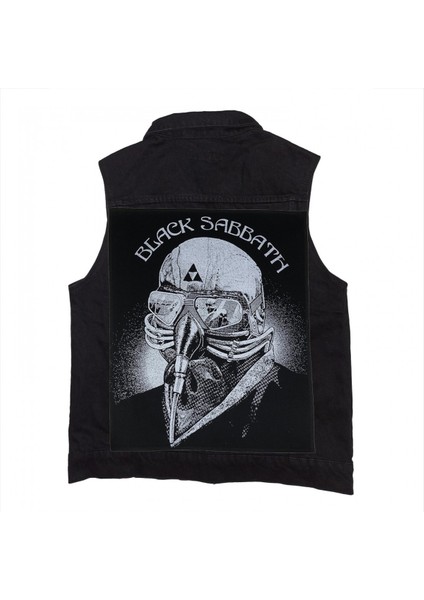 Black Sabbath Siyah Kot Yelek