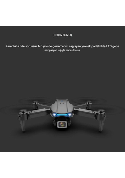 100 Mt. Engel Kaçınma Wifi 2 Kamera Hd Katlanabilir Drone fırsatları
