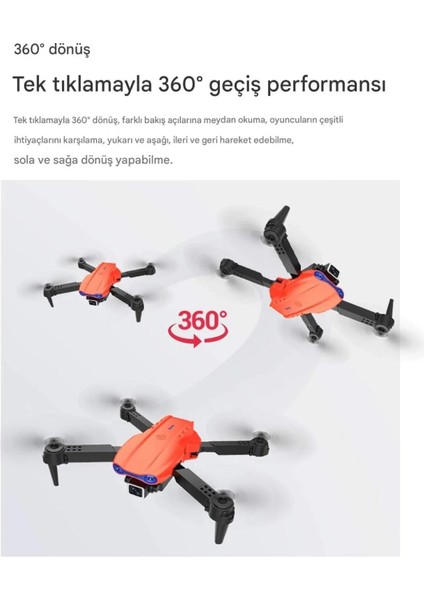 100 Mt. Engel Kaçınma Wifi 2 Kamera Hd Katlanabilir Drone indirimleri