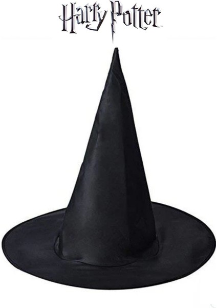 Harry Potter Gryffindor Figür Kostüm Aksesuarı Çocuk Boy Şapka Siyah Düz Telli 6 Yaş +