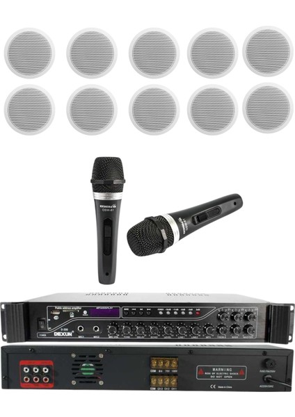 Kablolu Alçıpan Hoparlör Mağaza Dükkan Kafe Seslendirme ve Okul Anons Sistemi fiyatları