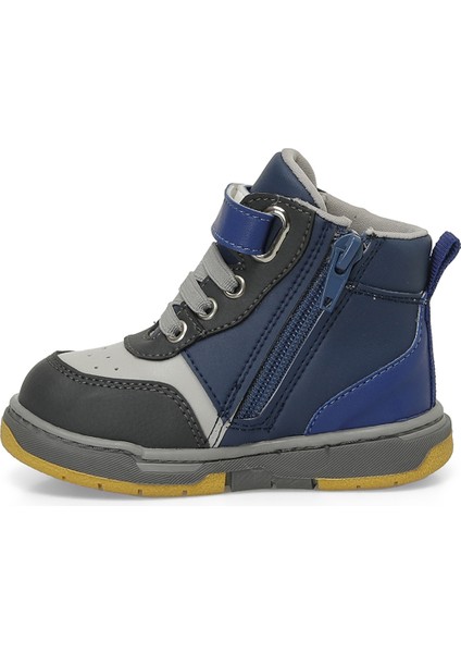 STOR.B4PR Gri Erkek Çocuk High Sneaker