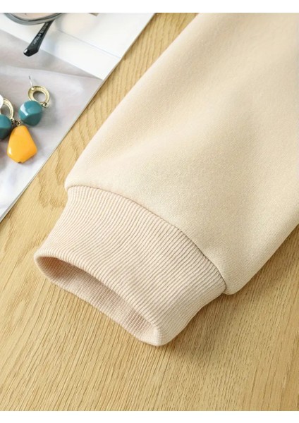 Trend Leopar Yıldız Baskılı Rahat Kalıp Kadın Oversize Kapüşonlu Sweatshirt modelleri