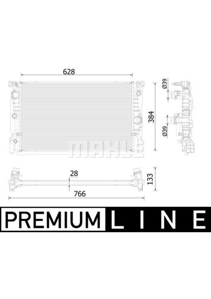 Motor Su Radyatoru Premıum Lıne Bmw G30 16 20 G31 18 20