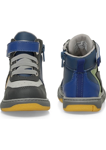 STOR.B4PR Gri Erkek Çocuk High Sneaker