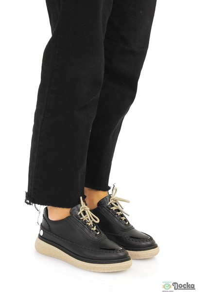 Mammimia Kadın Spor Tarz Ortopedik Hakiki Deri Düz Taban Mevsimlik Hafif Günlük Ayakkabı M26/KA115 indirimleri