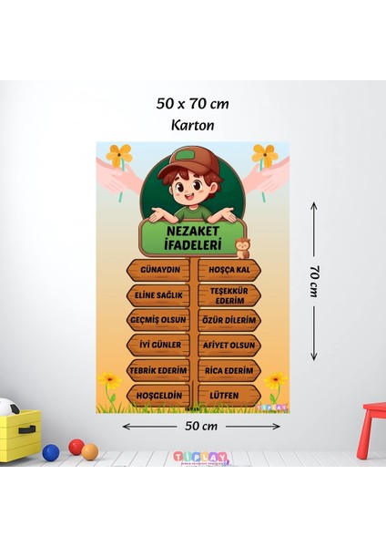 Nezaket Ifadeleri Tablosu fiyatları