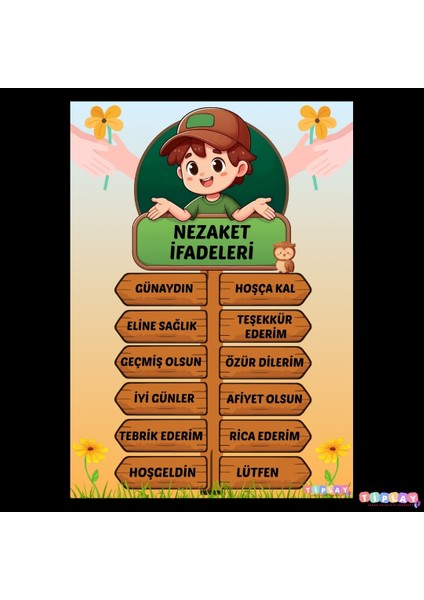Nezaket Ifadeleri Tablosu fırsatları