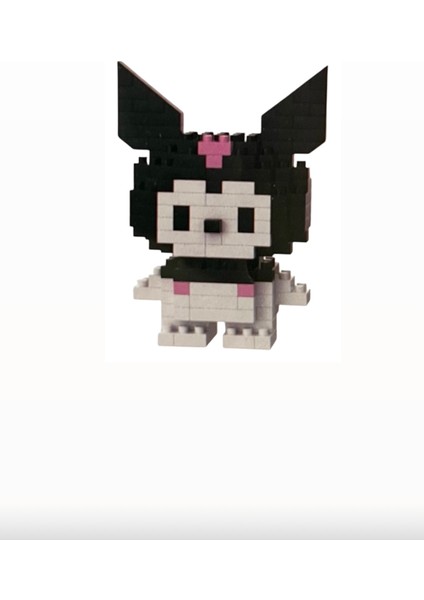 145 Parça Kuromi Karakter Figürü 3D Yapboz Puzzle Yapı Oyuncakları Mini LEGO K2Y Kpop Kore fiyatları