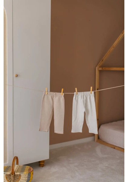 Premium %100 Pamuklu Bebek 2li Tayt Bebek Pantolon modelleri