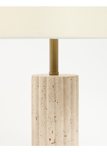 Astra Kumaş Şapkalı Traverten Abajur fırsatları