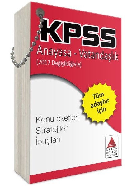 Delta Kültür Kpss Anayasa-Vatandaşlık Strateji Kartları