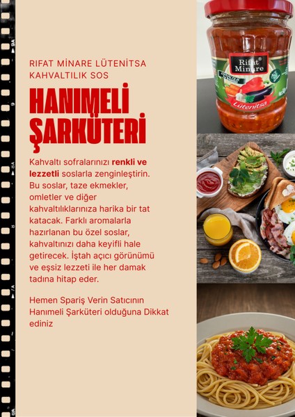 Kahvaltılık Lütenitsa Sos 1 Acı 1 Tatlı 2 Li Set