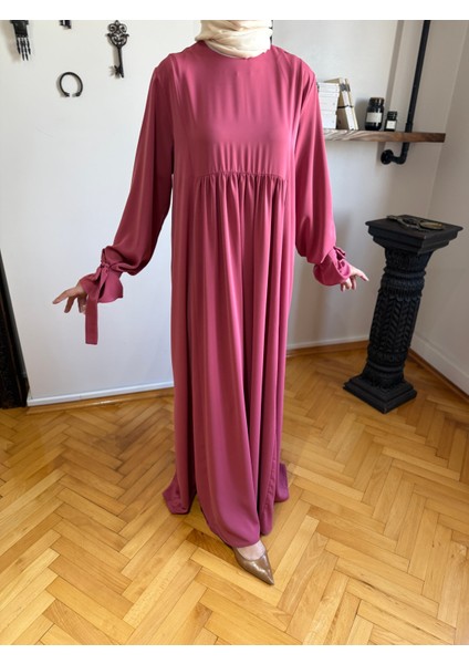 Kol Bağlamalı Oversize Elbise 1001 modelleri