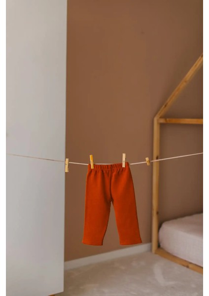 Premium %100 Pamuklu Bebek 2li Tayt Bebek Pantolon