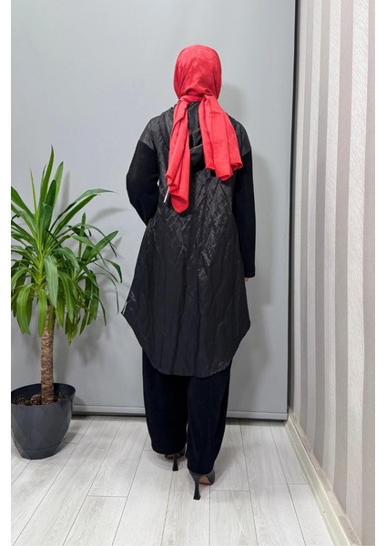 Kapüşonlu Tunik Siyah 56MK2140 modelleri