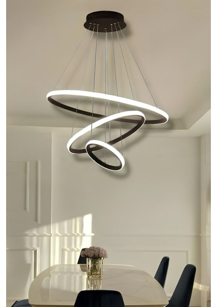 Tanya3 Tek Renk Modern Sarkıt LED Avize