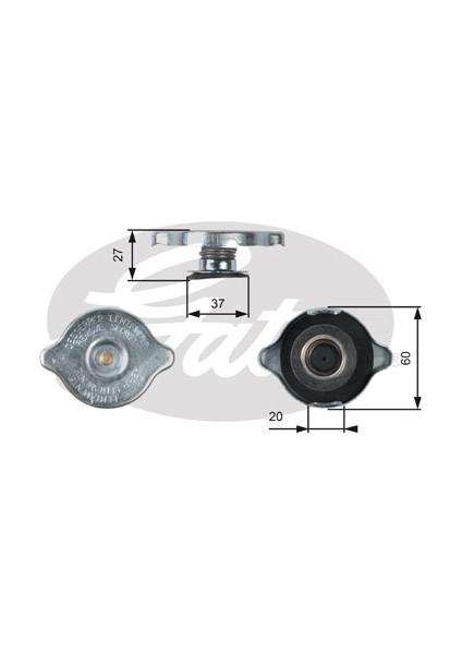 Radyator Yedek Su Depo Kapagı Mercedes W124 W201 W202 W210 W126 W140 W461 W463 W638