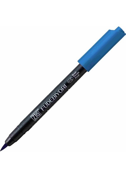 Fudebiyori Brush Pen Fırça Uçlu Kalem 34 Dull Blue