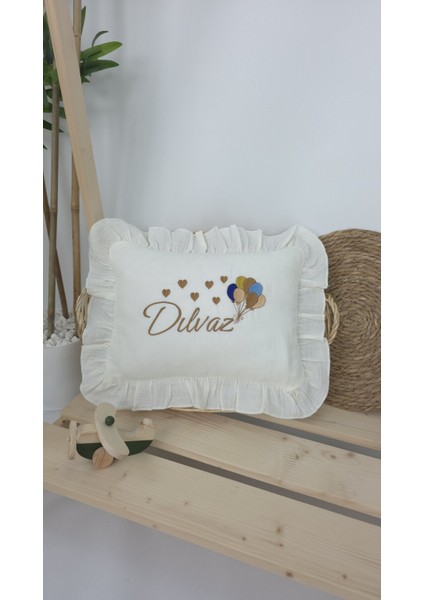 Müslin Yeni Doğan 4katlı Organik %100PAMUK Kişiye Özgü Nakışlı Hastane Çıkış Seti (Çoklu Balon) fiyatları