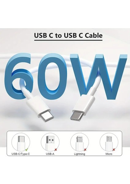 Iphone 15/16/17/plus/air/pro/pro Max Ile Uyumlu 20W Adaptör + Type-C Şar Kablosu Seti modelleri